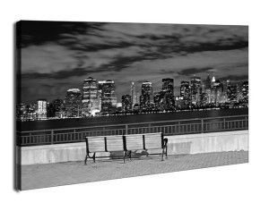 Nowy Jork, Liberty State Park - obraz na płótnie 70x50 cm