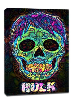 PsychoSkulls, Hulk, Marvel - obraz na płótnie 30x40 cm