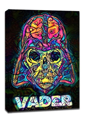 PsychoSkulls, Darth Vader, Star Wars Gwiezdne Wojny - obraz na płótnie 50x7