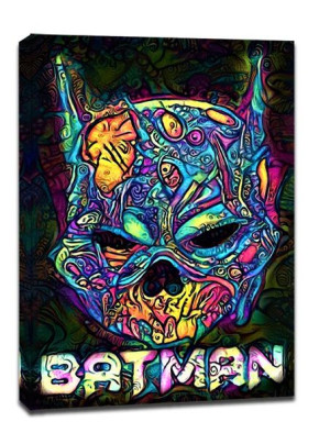 PsychoSkulls, Batman, DC Comics - obraz na płótnie 90x120 cm