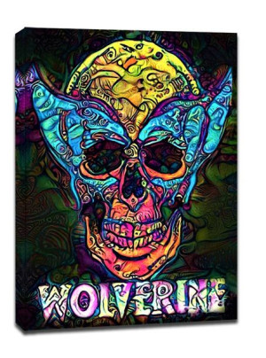 PsychoSkulls, Wolverine, Marvel - obraz na płótnie 61x91,5 cm