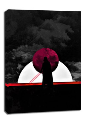 Sol Lunaris - Darth Vader, Gwiezdne Wojny Star Wars - obraz na płótnie 60x8