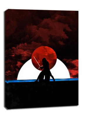 Sol Lunaris - Kylo Ren, Gwiezdne Wojny Star Wars - obraz na płótnie 90x120