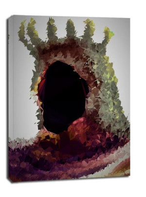 POLYamory - Yhorm, Dark Souls - obraz na płótnie 70x100 cm