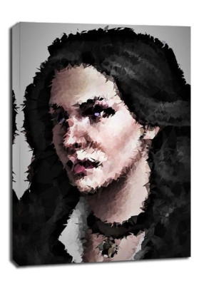 POLYamory - Yennefer, Wiedźmin - obraz na płótnie 90x120 cm
