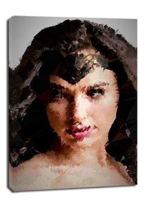 POLYamory - Wonder Woman, DC Comics - obraz na płótnie 40x60 cm