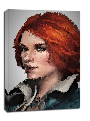 POLYamory - Triss, Wiedźmin - obraz na płótnie 40x50 cm