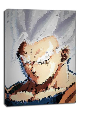 POLYamory - Mystic Gohan, Dragon Ball - obraz na płótnie 70x100 cm