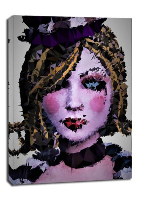 POLYamory - Moxxi, Borderlands - obraz na płótnie 60x80 cm