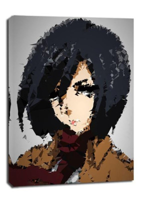 POLYamory - Mikasa, Attack on Titan Atak Tytanów - obraz na płótnie 50x70 c