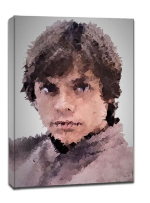 POLYamory - Luke Skywalker, Gwiezdne Wojny Star Wars - obraz na płótnie 90x