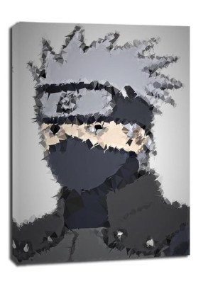 POLYamory - Kakashi, Naruto - obraz na płótnie 40x60 cm