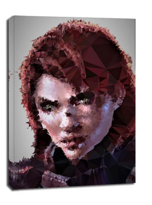 POLYamory - Jane Shepard, Mass Effect - obraz na płótnie 50x70 cm