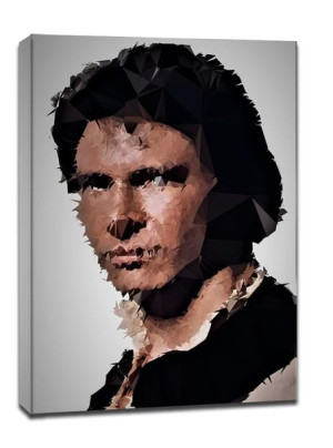 POLYamory - Han Solo, Gwiezdne Wojny Star Wars - obraz na płótnie 40x50 cm