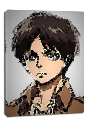 POLYamory - Eren, Attack on Titan Atak Tytanów - obraz na płótnie 90x120 cm