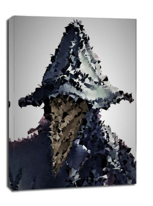 POLYamory - Eileen, Bloodborne - obraz na płótnie 90x120 cm
