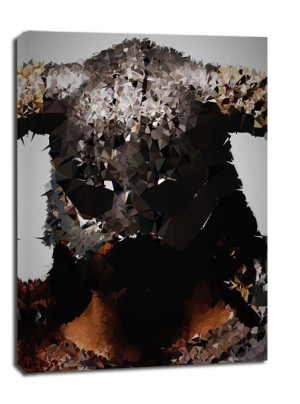 POLYamory - Dragonborn, The Elder Scrolls - obraz na płótnie 90x120 cm