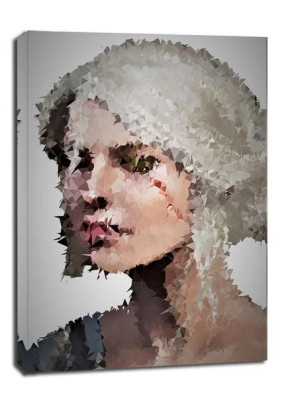 POLYamory - Ciri, Wiedźmin - obraz na płótnie 20x30 cm