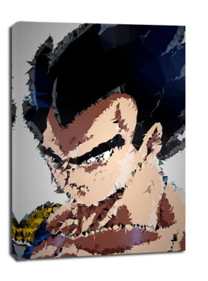 POLYamory - Vegeta, Dragon Ball - obraz na płótnie 30x40 cm