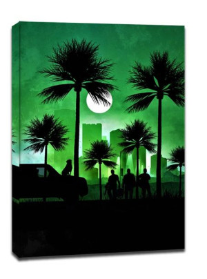 GTA Vintage Poster - obraz na płótnie 70x100 cm