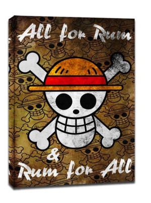 One Piece - All for Rum Rum for All - obraz na płótnie 61x91,5 cm