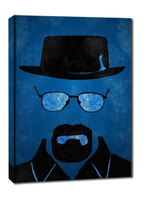 Narco Charlatans - Walter White, Methamphetamine - obraz na płótnie 50x70 c