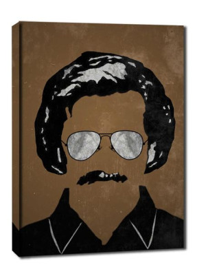 Narco Charlatans - Pablo Escobar, Cocaine - obraz na płótnie 70x100 cm