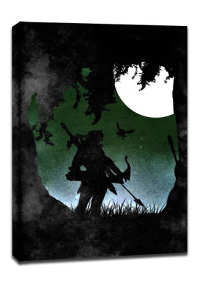 Moonlight Caverns - The Legend of Zelda - obraz na płótnie 70x100 cm