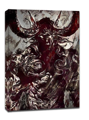Legends of Bedlam - Illidan, Warcraft - obraz na płótnie 20x30 cm
