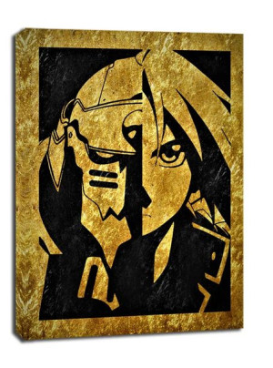 Golden LUX - Fullmetal Alchemist - obraz na płótnie 40x50 cm
