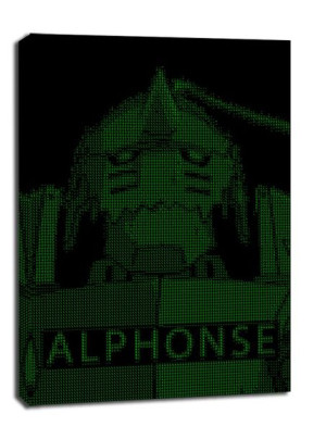H4CK3D - Alphonse, Fullmetal Alchemist - obraz na płótnie 40x50 cm
