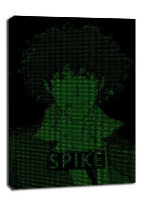 H4CK3D - Spike, Cowboy Bebop - obraz na płótnie 20x30 cm