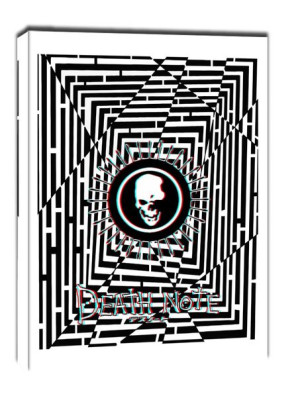 Maze Gaze Death Note - obraz na płótnie 20x30 cm