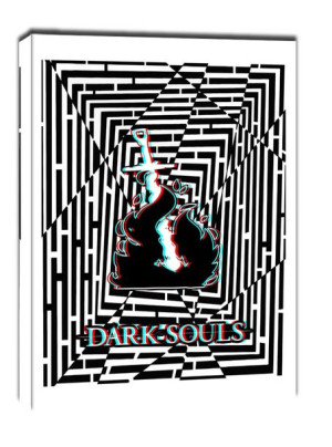 Maze Gaze Dark Souls - obraz na płótnie 30x40 cm