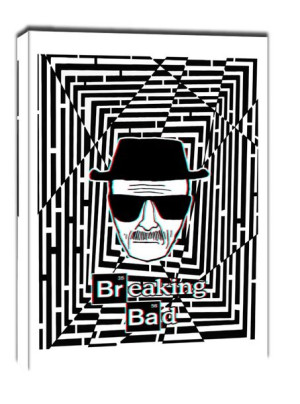 Maze Gaze Breaking Bad - obraz na płótnie 70x100 cm