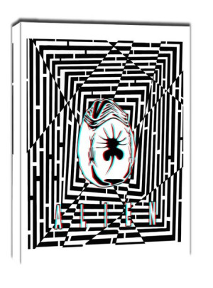 Maze Gaze ALIEN - obraz na płótnie 40x50 cm