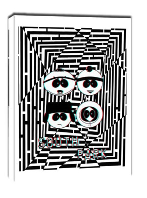 Maze Gaze South Park - obraz na płótnie 60x80 cm