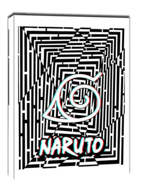Maze Gaze Naruto - obraz na płótnie 60x80 cm