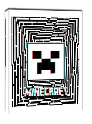 Maze Gaze Minecraft - obraz na płótnie 70x100 cm