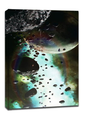Deep Space, Strauss - obraz na płótnie 70x100 cm