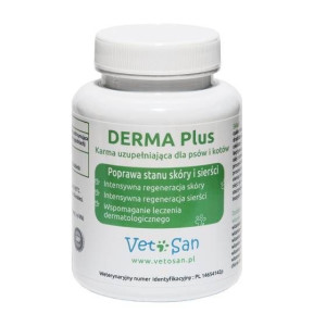 Vetosan Derma Plus Poprawa Stanu Skóry i Sierści Preparat Dla Psów i Kotów