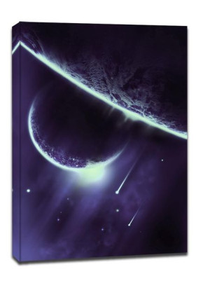 Deep Space, Mozart - obraz na płótnie 90x120 cm