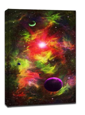 Deep Space, Monet - obraz na płótnie 60x80 cm