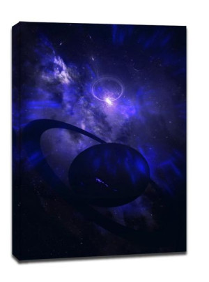 Deep Space, Debussy - obraz na płótnie 61x91,5 cm