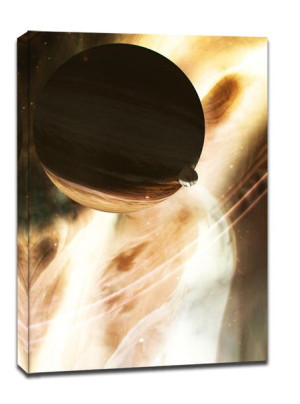 Deep Space, Chopin - obraz na płótnie 50x70 cm
