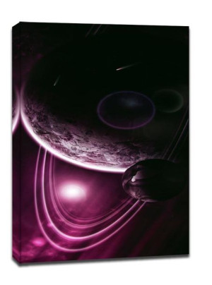 Deep Space, Liszt - obraz na płótnie 90x120 cm