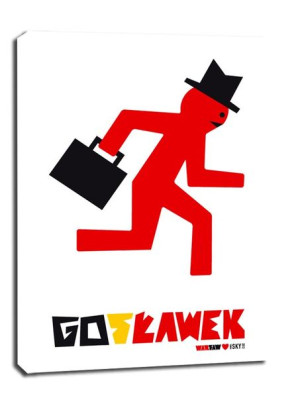 GOcławek - obraz na płótnie 70x100 cm