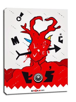 love - obraz na płótnie 40x50 cm