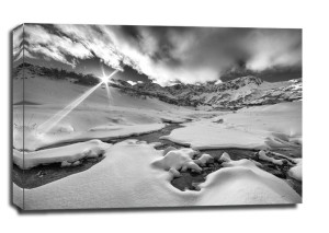 Tatry wysokie - obraz na płótnie 30x20 cm