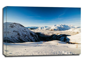 Les 2 Alps Francja - obraz na płótnie 30x20 cm